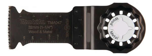 Makita b-64814 tma047 lama per utensile multifunzione starlock per legno e metallo - dettaglio 1