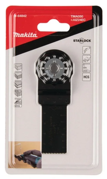 Makita b-64842 tma050 lama per utensile multifunzione starlock per legno - dettaglio 3