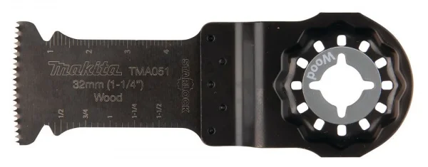 Makita b-64858 tma051 lama per utensile multifunzione starlock per legno - dettaglio 1
