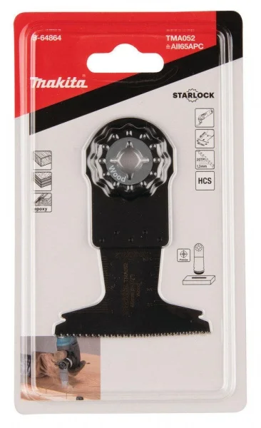 Makita b-64864 tma052 lama per utensile multifunzione starlock per legno - dettaglio 2