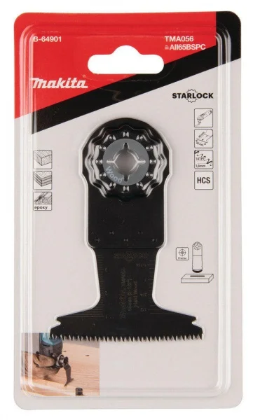 Makita b-64901 tma056 lama per utensile multifunzione starlock per legno - dettaglio 2