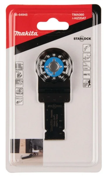 Makita b-64945 tma060 lama per utensile multifunzione starlock per metallo - dettaglio 2