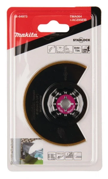 Makita b-64973 tma064 lama per utensile multifunzione starlock per materiali vari - dettaglio 2
