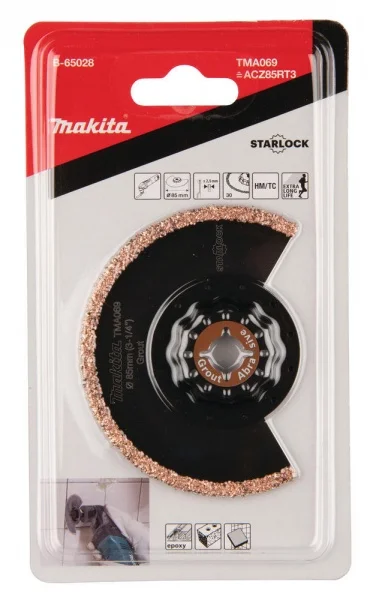 Makita B-65028 TMA069 Lama abrasiva per utensile multifunzione Starlock - B-65028