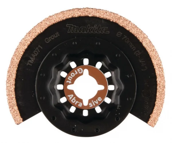 Makita b-65040 tma071 lama abrasiva per utensile multifunzione starlock per piastrelle - dettaglio 1
