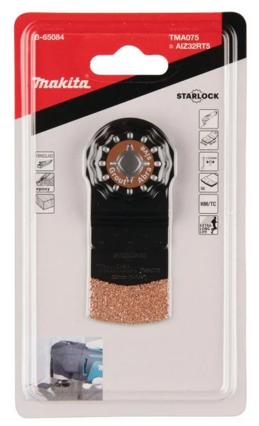 Makita b-65084 tma075 lama abrasiva per utensile multifunzione starlock - dettaglio 2
