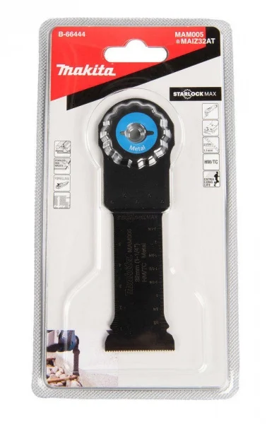 Makita b-66444 mam005 lama per utensile multifunzione starlock max per metallo - dettaglio 3