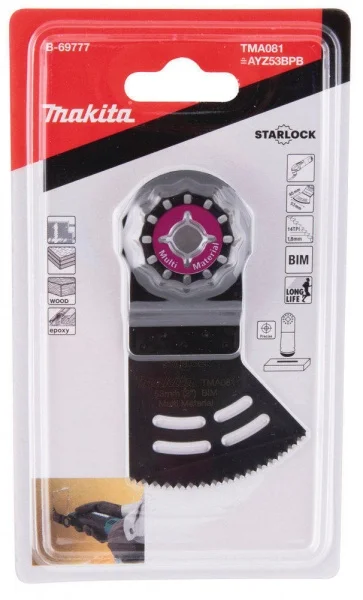 Makita b-69777 tma081 lama per utensile multifunzione starlock per cartongesso - dettaglio 3