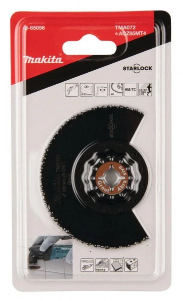 Makita b-65056 tma072 lama abrasiva per utensile multifunzione starlock - dettaglio 2
