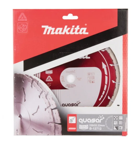 Makita quasar stealth disco diamantato silenziato universale a umido e secco - dettaglio 2