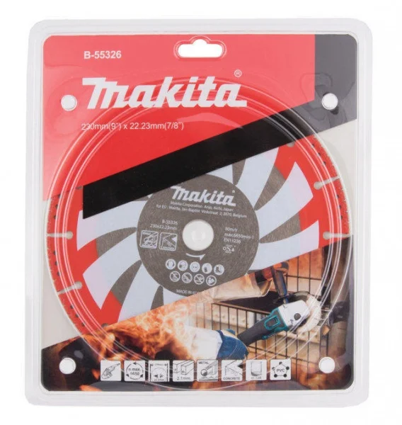 Makita b-55326 rescue disco diamantato 230 mm per operazioni di recupero - dettaglio 2