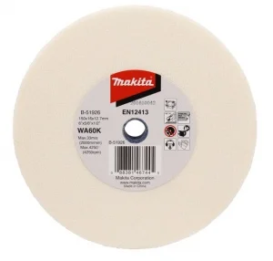 Makita b-51926 wa60k disco abrasivo per mola da banco 150 mm per acciaio inox - dettaglio 1