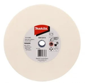 Makita b-51960 wa60k disco abrasivo per mola da banco 205 mm per acciaio inox - dettaglio 1