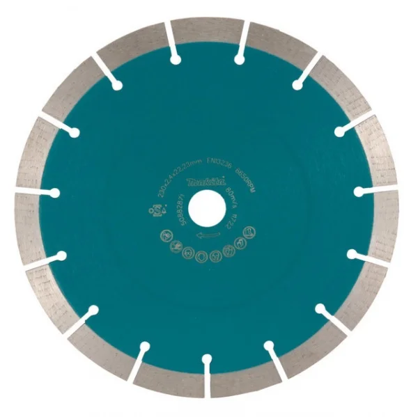 Makita e-02967 disco diamantato 230 mm segmentato per calcestruzzo - dettaglio 2