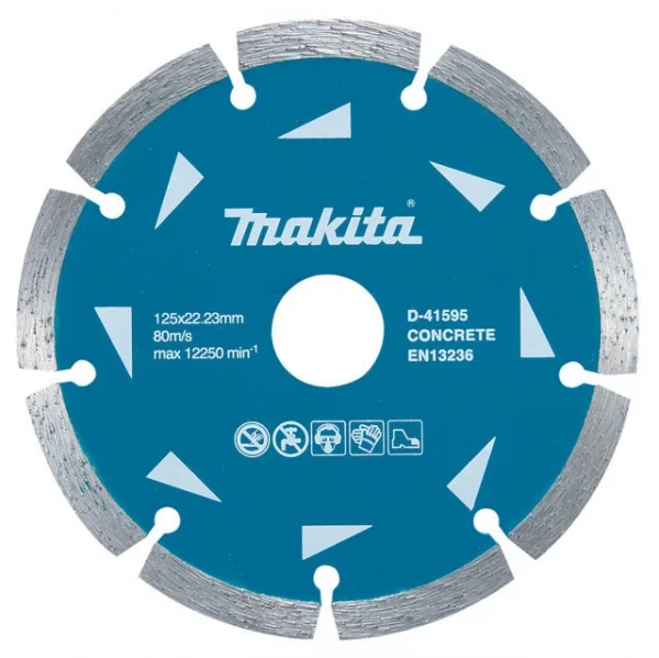 Makita disco diamantato segmentato per calcestruzzo a secco - dettaglio 1