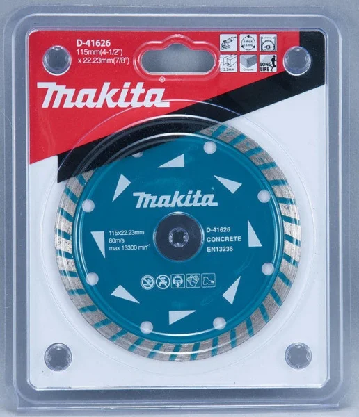 Makita disco diamantato a corona continua per calcestruzzo a secco - dettaglio 2
