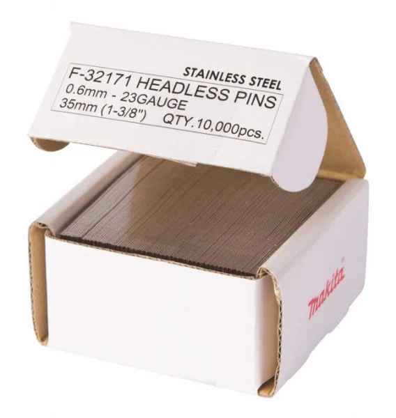 Makita f-00042 spilli 0,6x25 mm 23 gauge color beige 3.000 pz. - dettaglio 2
