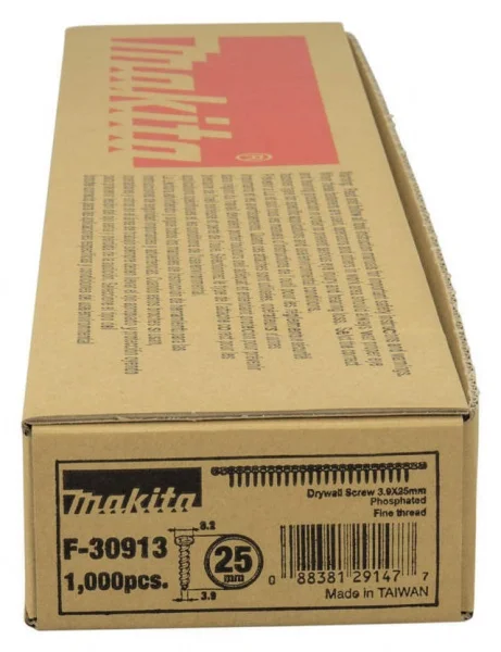 Makita viti a nastro per dfr550 da cartongesso legno e profilati 1000 pz. - dettaglio 3