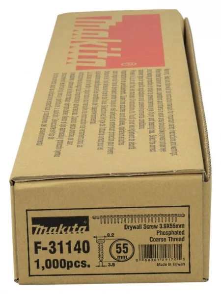 Makita viti nastrate fosforizzate per dfr550 da cartongesso e legno 1000 pz. - dettaglio 3