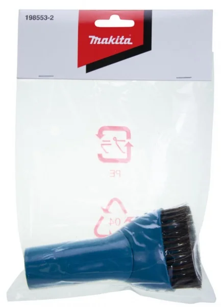 Makita 198553-2 spazzola tonda blu per aspiratori 28 mm - dettaglio 3