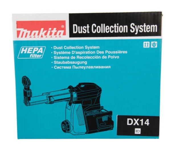 Makita dx14 sistema di aspirazione per tassellatore 191e60-4 - dettaglio 7