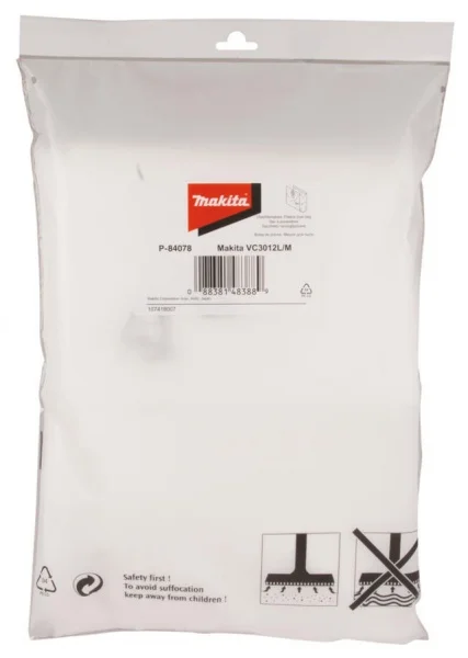 Makita p-84078 sacco filtro per vc3012 in tnt 5 pz - dettaglio 2