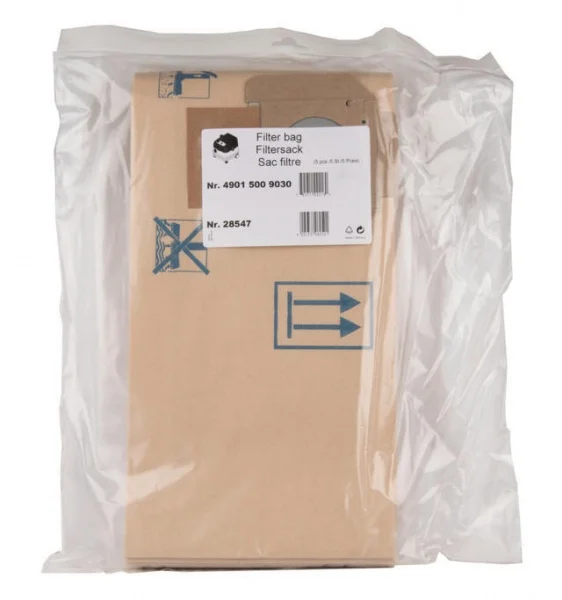 Makita w28547 sacchetto filtro per aspiratori vc4210 in carta 5 pz. - dettaglio 2