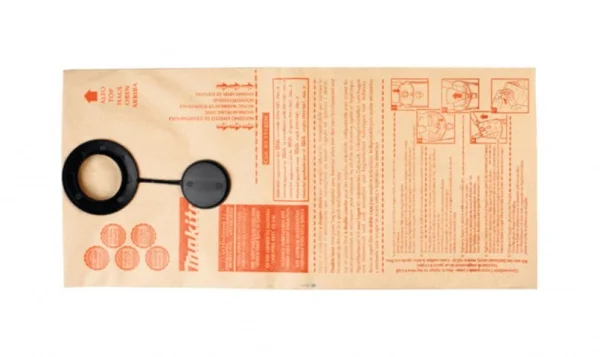Makita 83132bek sacchetto raccogli polvere in carta per aspiratore 5 pz. - dettaglio 1