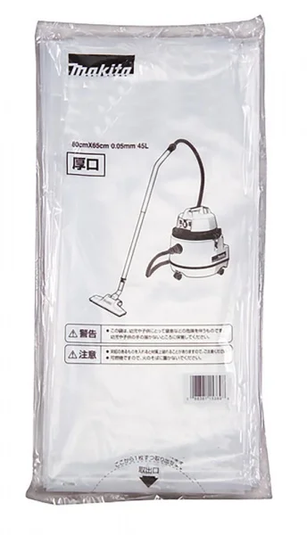 Makita 195440-6 sacchetto raccogli polvere in pvc per aspiratori 10 pz. - dettaglio 2