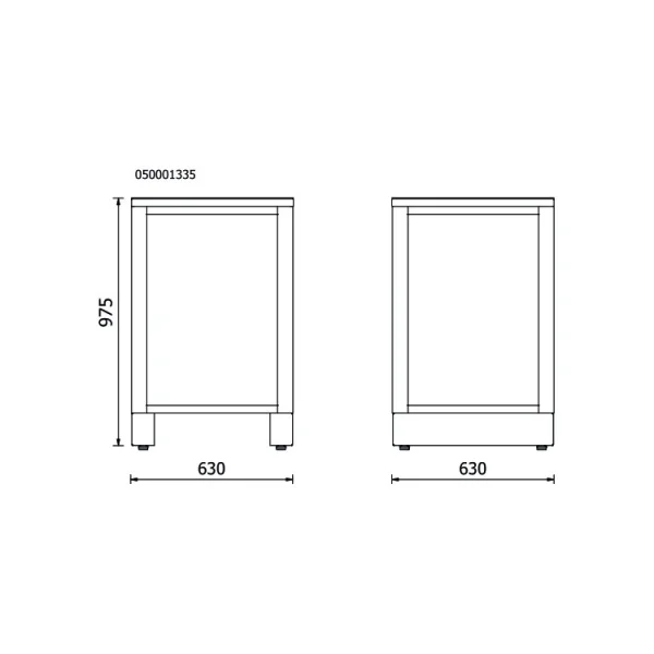 Beta rsc50 kai-g modulo angolare inferiore grigio per arredo officina 050001335 - dettaglio 2