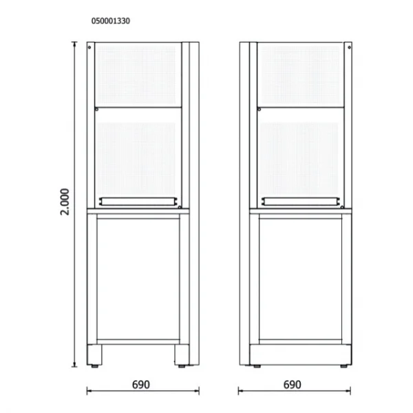 Beta rsc50 ac-g modulo angolare completo per arredo officina 050001330 - dettaglio 2