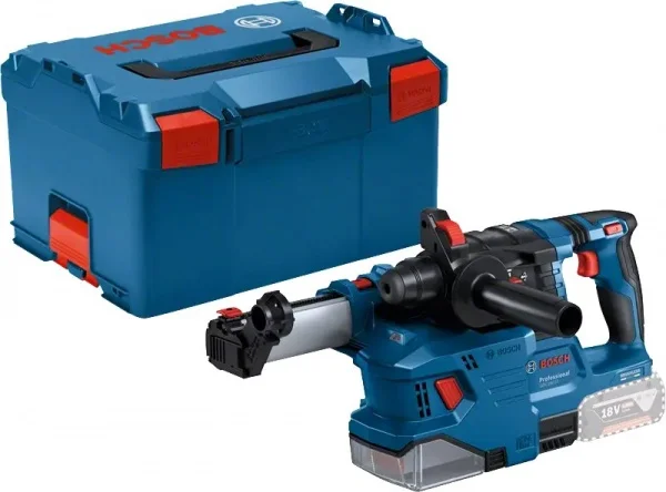 Bosch gbh 18v-22 + gde 18v-12 tassellatore sds plus 18 v brushless senza batterie 0611924004 - dettaglio 1