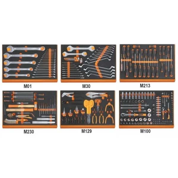 Beta 5988vu/m assortimento impiego universale in termoformati morbidi 214 pz. 059880356 - dettaglio 1