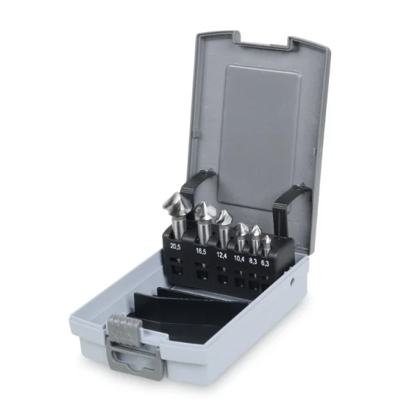 Beta 426a/sp6 serie di frese a svasare hss con taglienti asimmetrici 6 pz. 004260060 - dettaglio 2