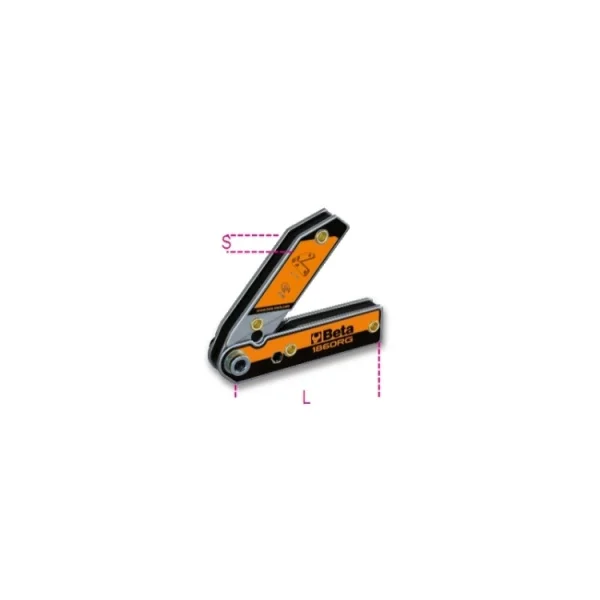 Beta 1860rg squadra magnetica regolabile 30° - 270° 018600255 - dettaglio 5