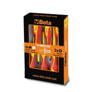 Beta 1273mqf/d6 serie di cacciavite slim isolati 6 pz. 012730606 - dettaglio 1