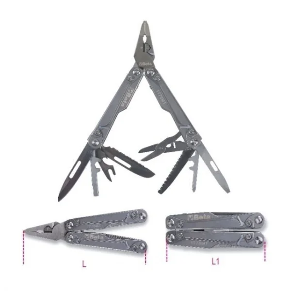 Beta 1778mt utensile manuale multifunzione con inserti e fodero 017780055 - dettaglio 9