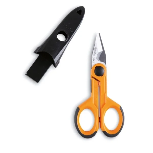 Beta 1128fx forbici per elettricisti lame dritte in acciaio 011280090 - dettaglio 4