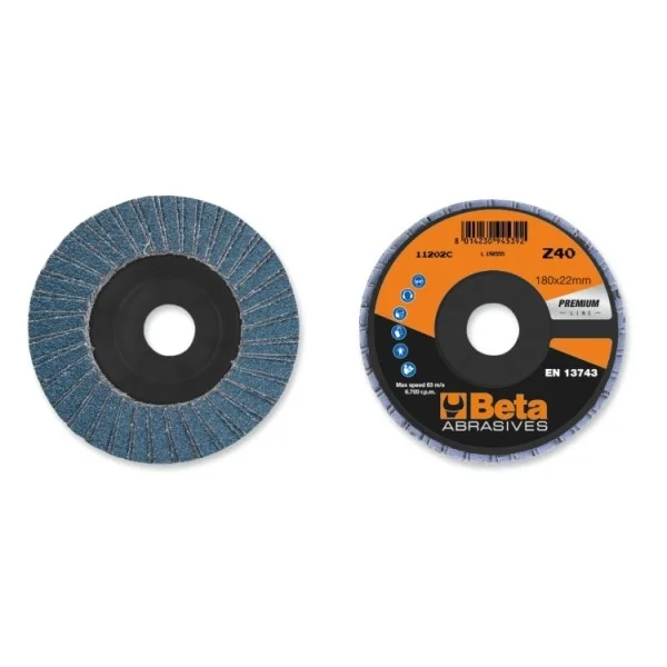 Beta 11204a 60/sm smerigliatrice angolare 115 mm con dischi lamellari 200 pz. 112040199 - dettaglio 2