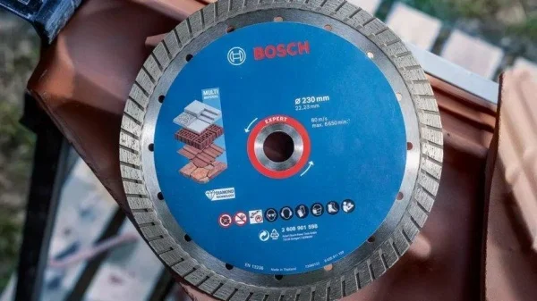 Bosch multimaterial turbo disco diamantato expert per smerigliatrice - dettaglio 5