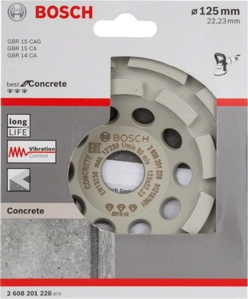Bosch best for concrete mola a tazza diamantata 125 mm - dettaglio 2
