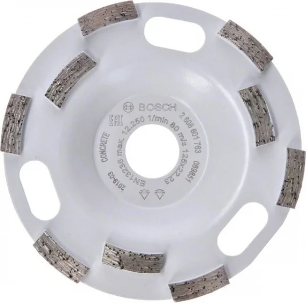 Bosch expert for concrete high speed mola a tazza diamantata 125 mm - dettaglio 1