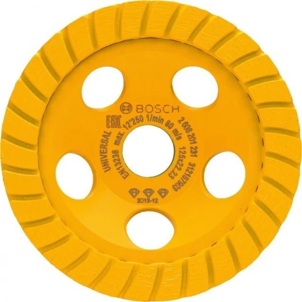 Bosch best for universal turbo mola a tazza diamantata 125 mm - dettaglio 1