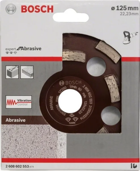 Bosch expert for abrasive mola a tazza diamantata 125 mm - dettaglio 2