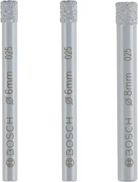 Bosch expert for ceramic set di punte diamantate 3 pz. - dettaglio 1