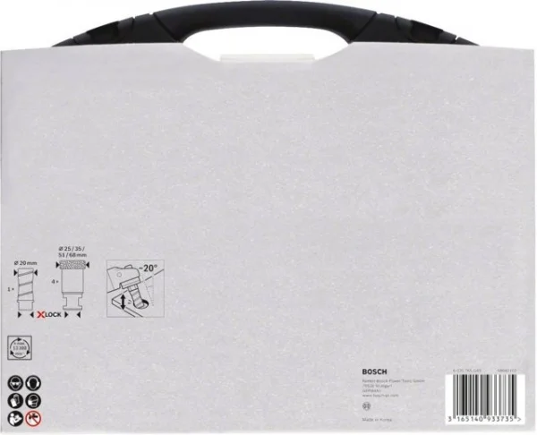 Bosch x-lock best for ceramic dry speed set frese diamantate a secco 5pz. - dettaglio 3