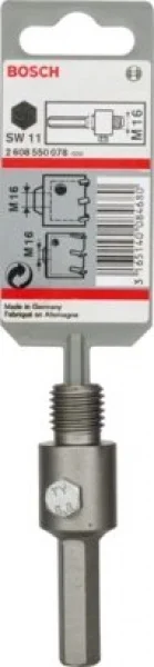 Bosch 2608550078 adattatore per corona m16 con codolo esagonale 11x80 mm - dettaglio 2