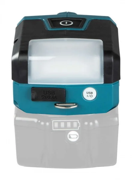 Makita DML817 Torcia 18 V con adattatore USB senza batteria - DML817