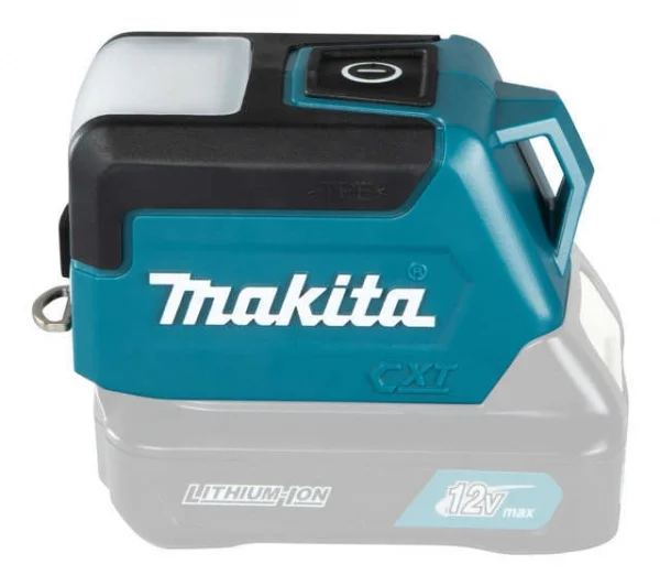 Makita ML107 Torcia 12 V con adattatore USB senza batteria - ML107