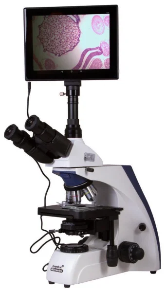 Levenhuk med d30t lcd microscopio trinoculare digitale professionale 73999 - dettaglio 2